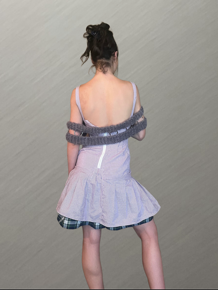 Pleated Dress — detail