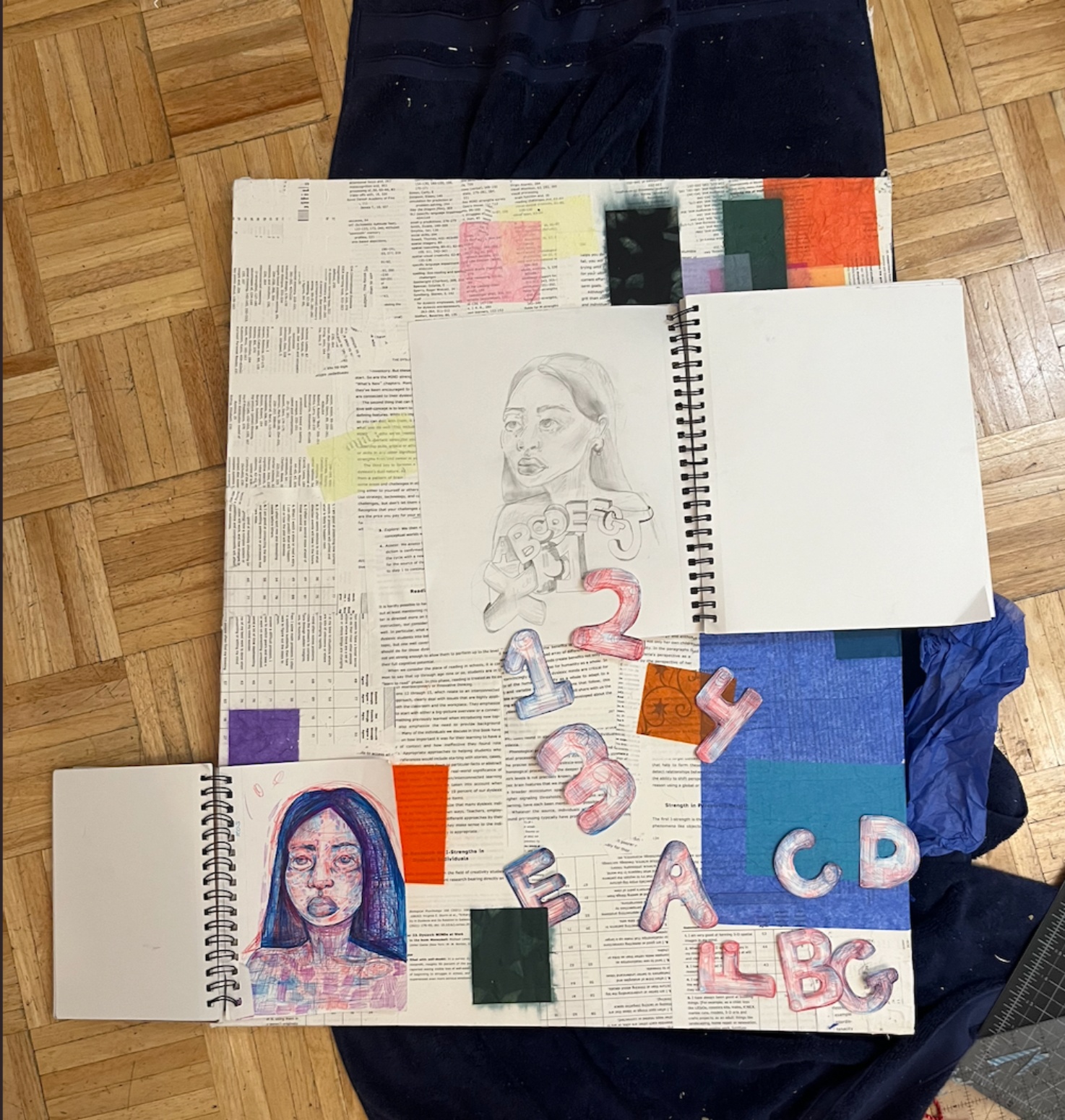 Another Day, process board