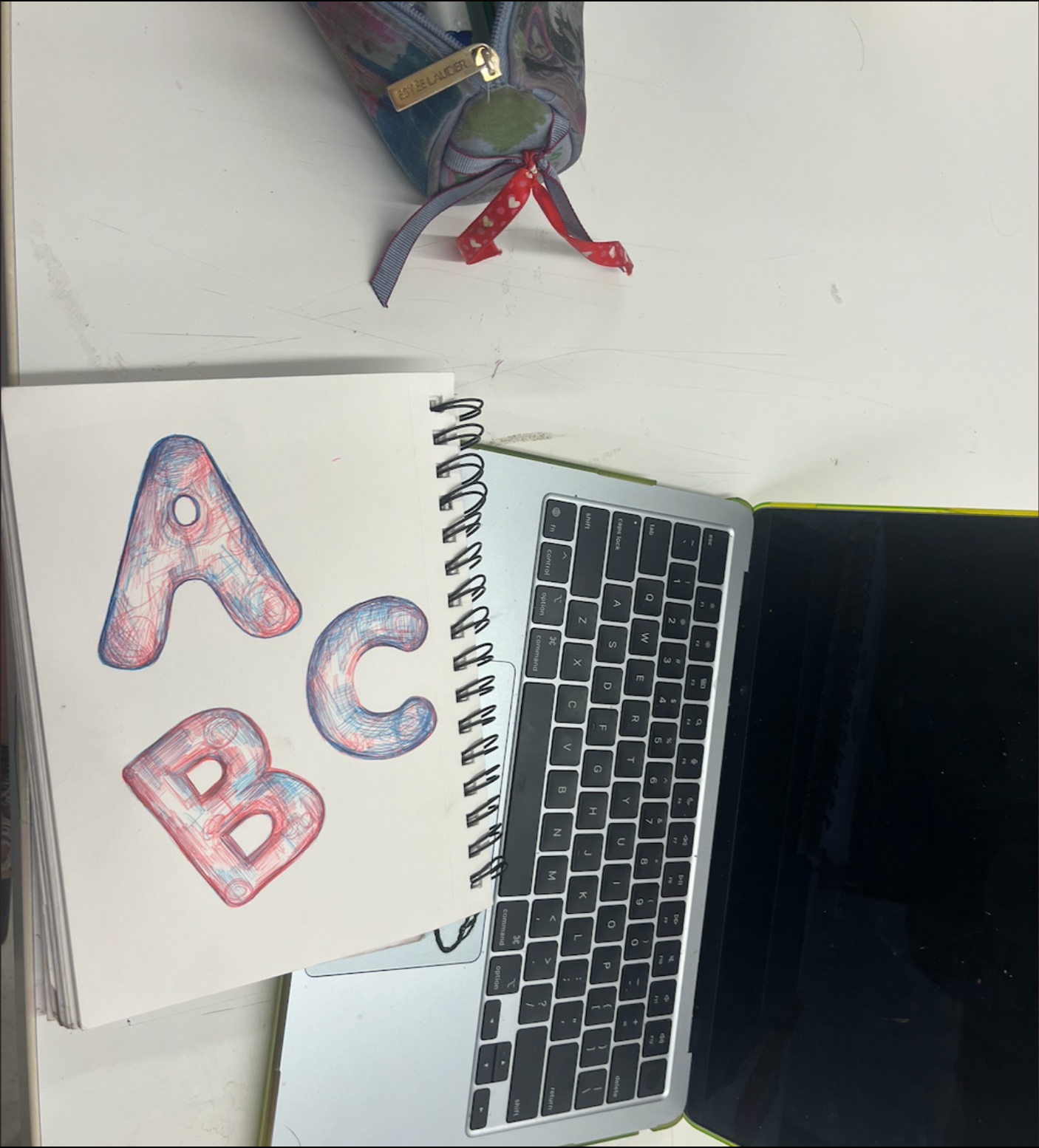 Another Day, letter studies