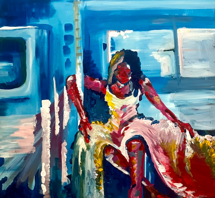 Girl on Subway