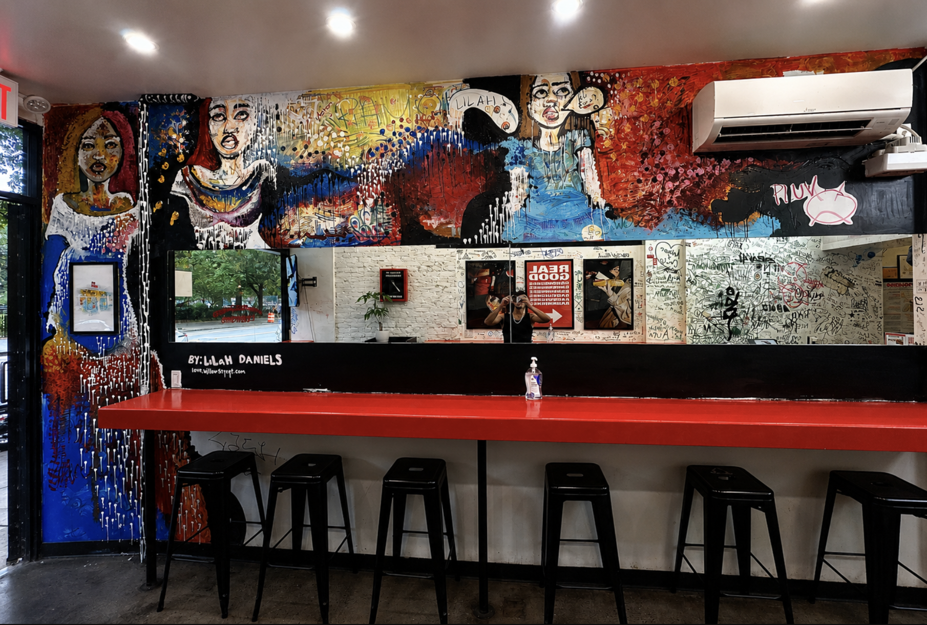 No Fork mural