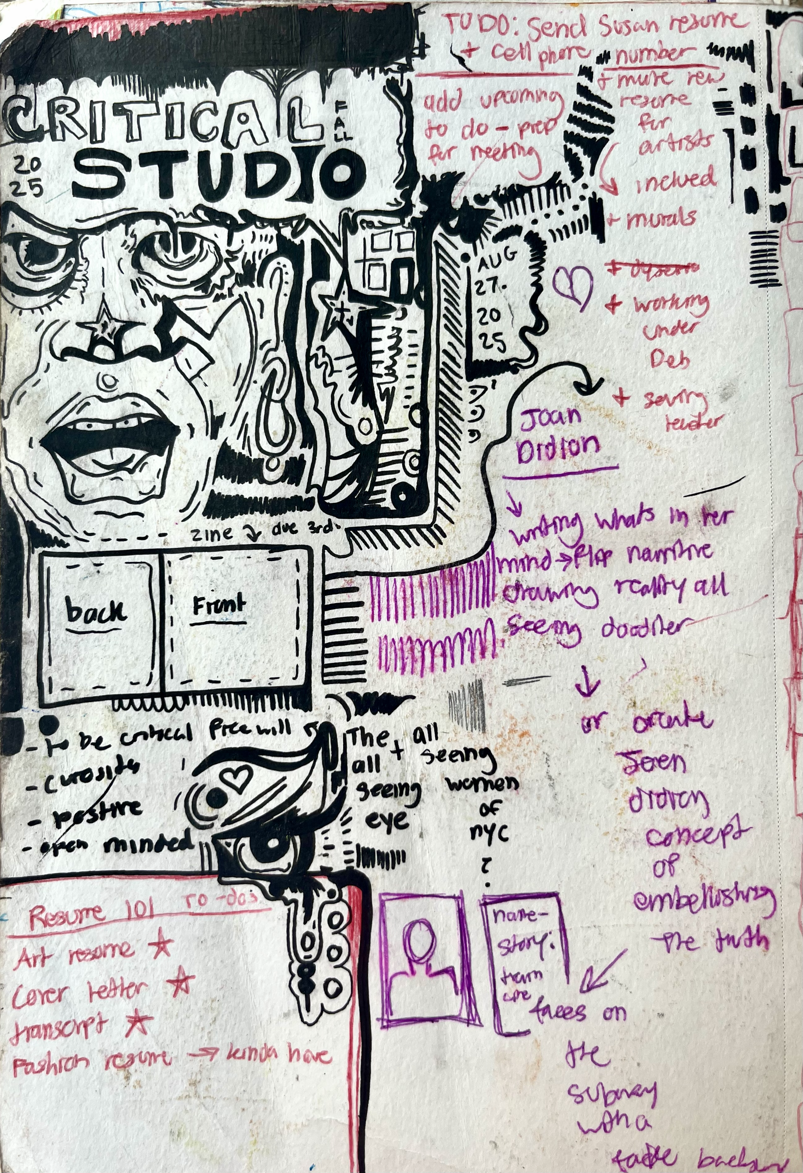 sketchbook page