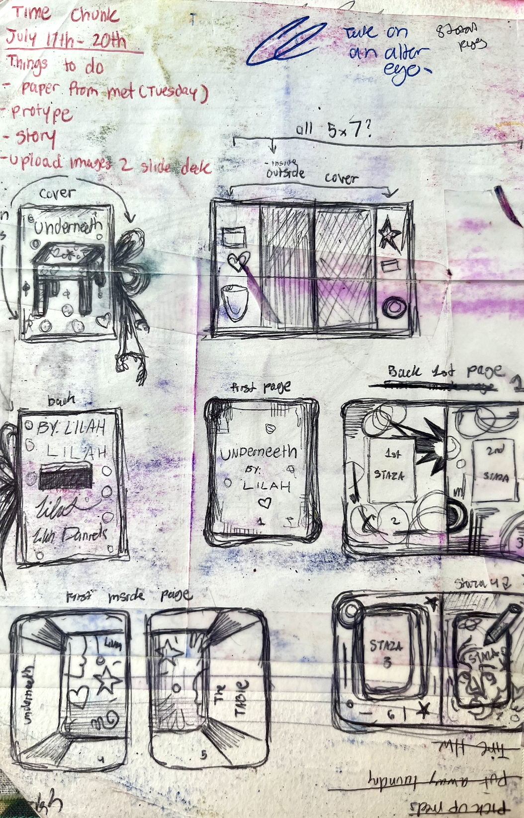 sketchbook page