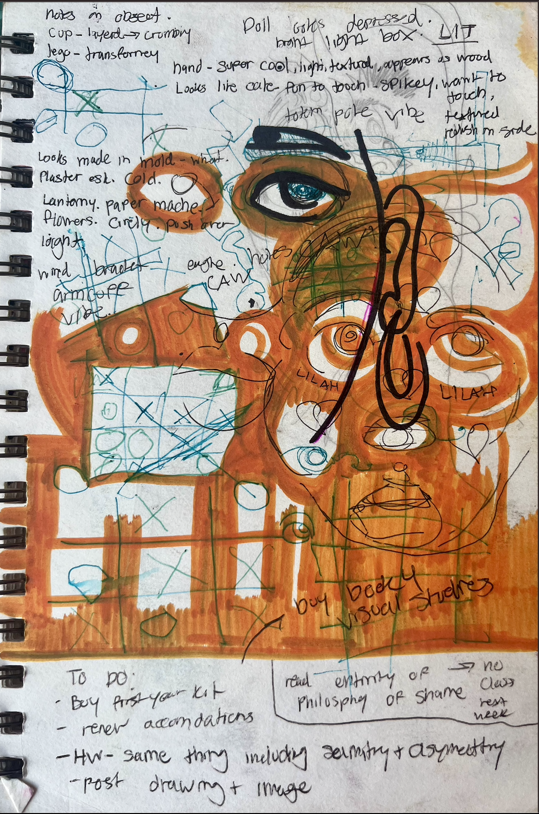 sketchbook page