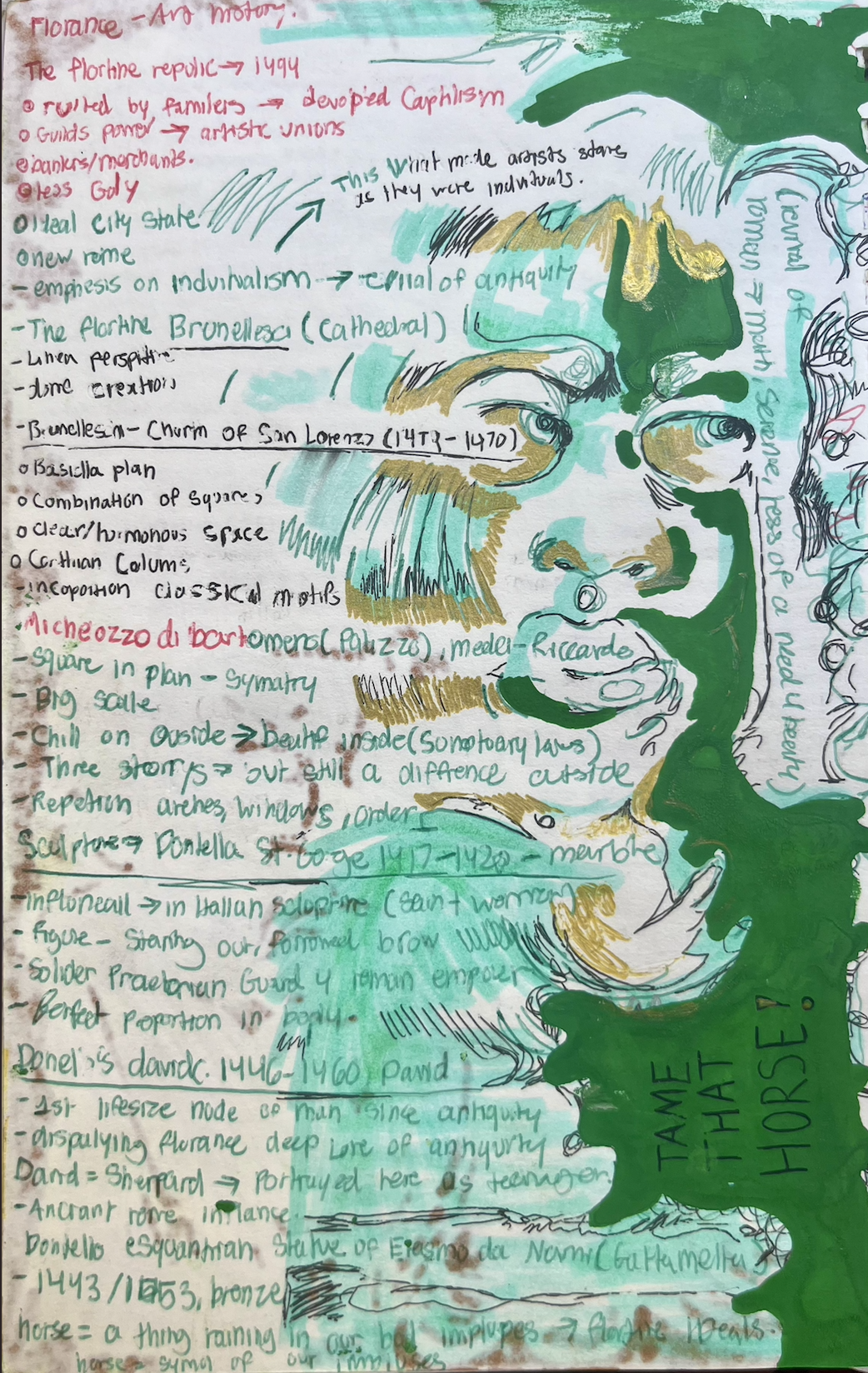 sketchbook page