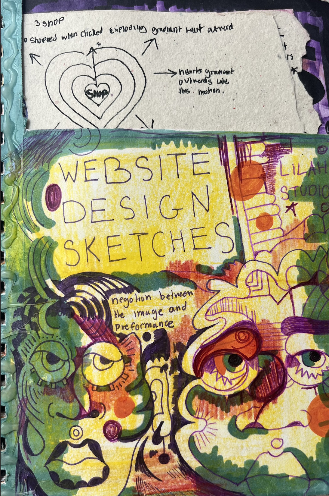sketchbook page