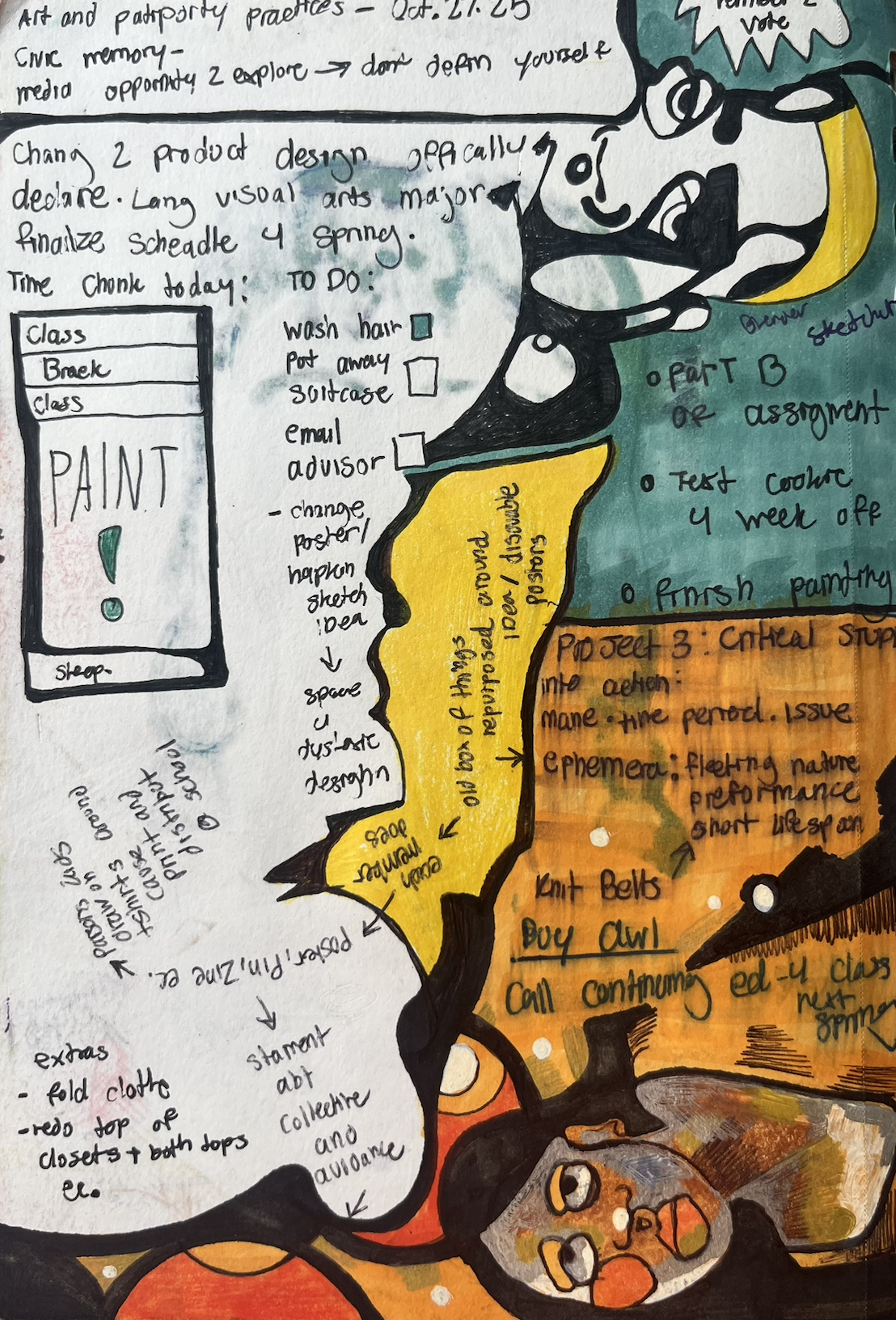 sketchbook page