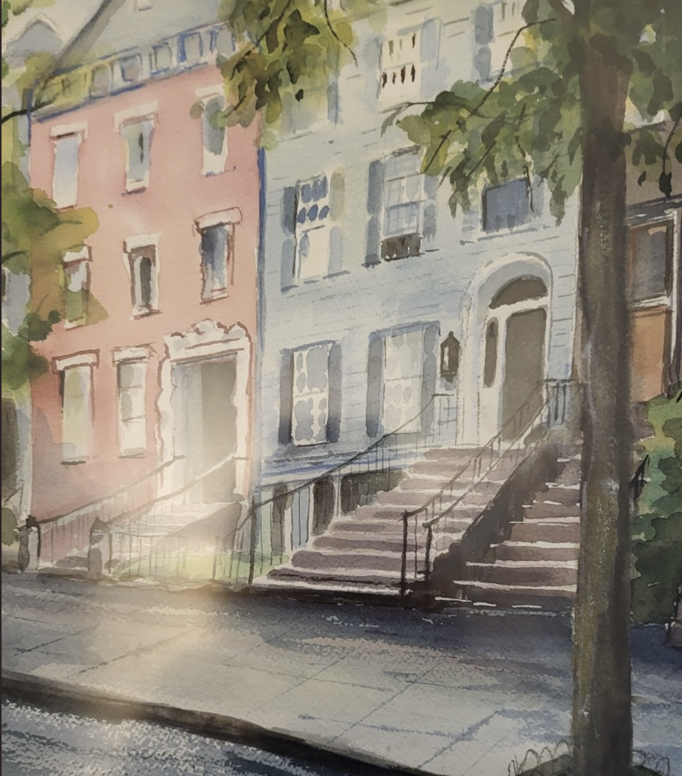 Willow Street painting